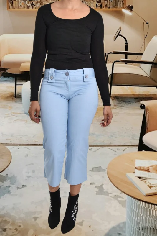 Price Drop Blue Capri Pants