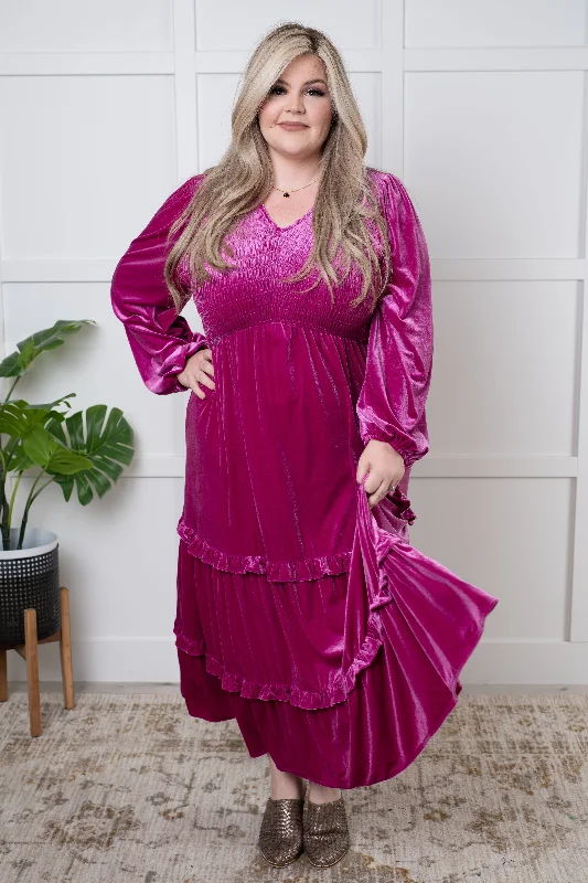 Reduced Prices Velvet Flamenco Maxi Dress