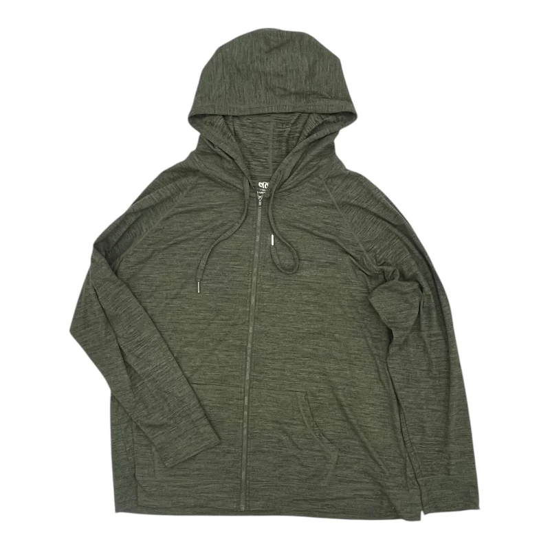 Deal Zone Athletic Jacket By Maurices In Green, Size:Xxl