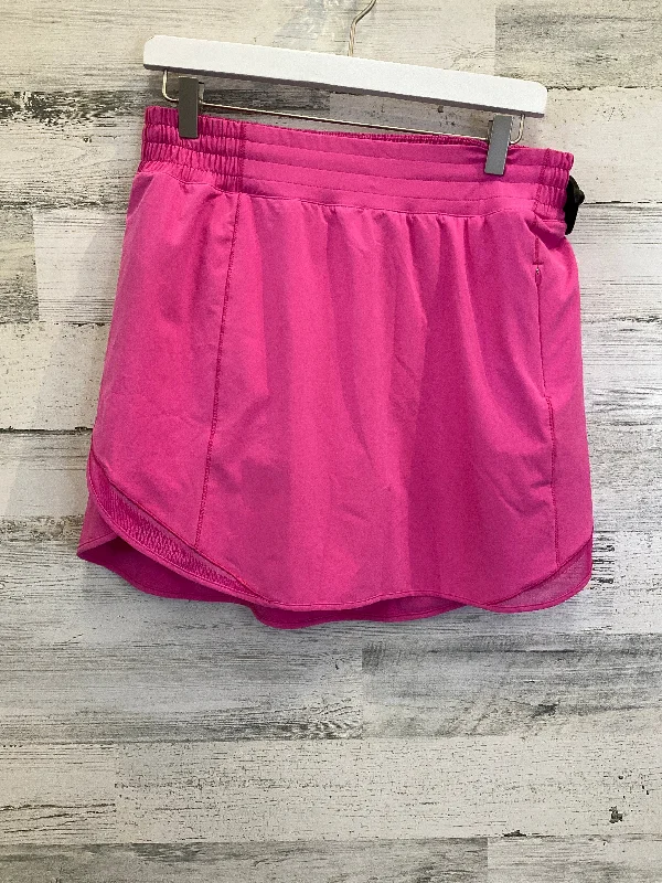 New Deals Athletic Skort By Lululemon In Pink, Size: 10