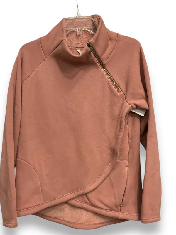 Warehouse Sale Athletic Sweatshirt Collar By Athleta In Pink, Size: M