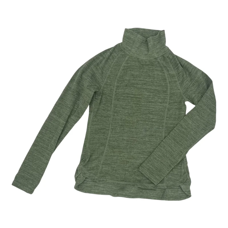 Don't Wait Athletic Sweatshirt Collar By Avalanche In Green, Size:M
