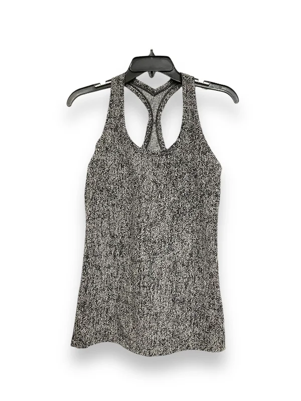 TIME-Limited Offer Athletic Tank Top By Lululemon In Black & Grey, Size: S