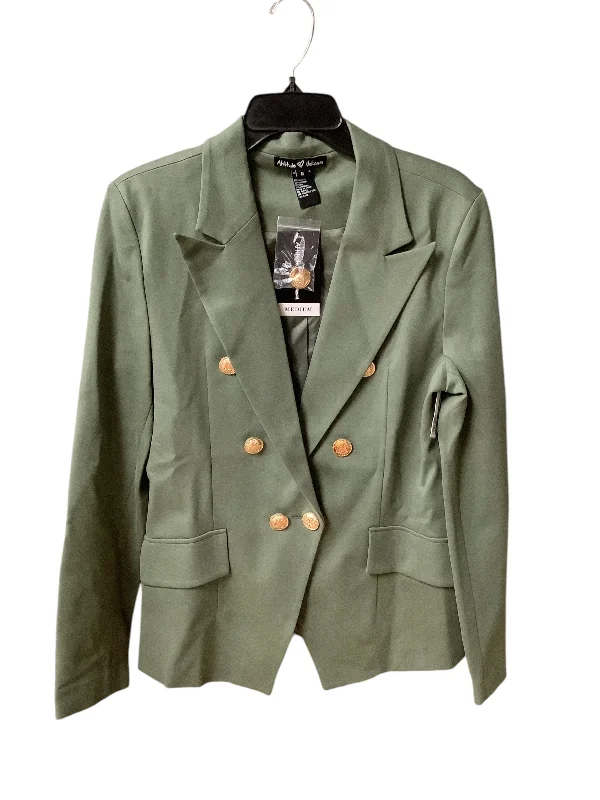 Flash Sale Blazer By Attitude In Green, Size: M