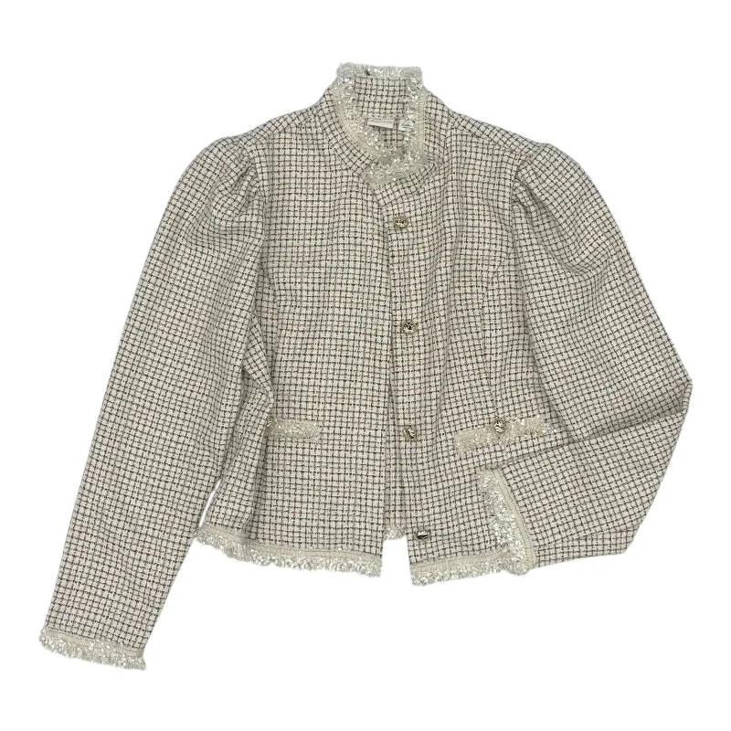 Online Only Blazer By Cato In Cream, Size:L