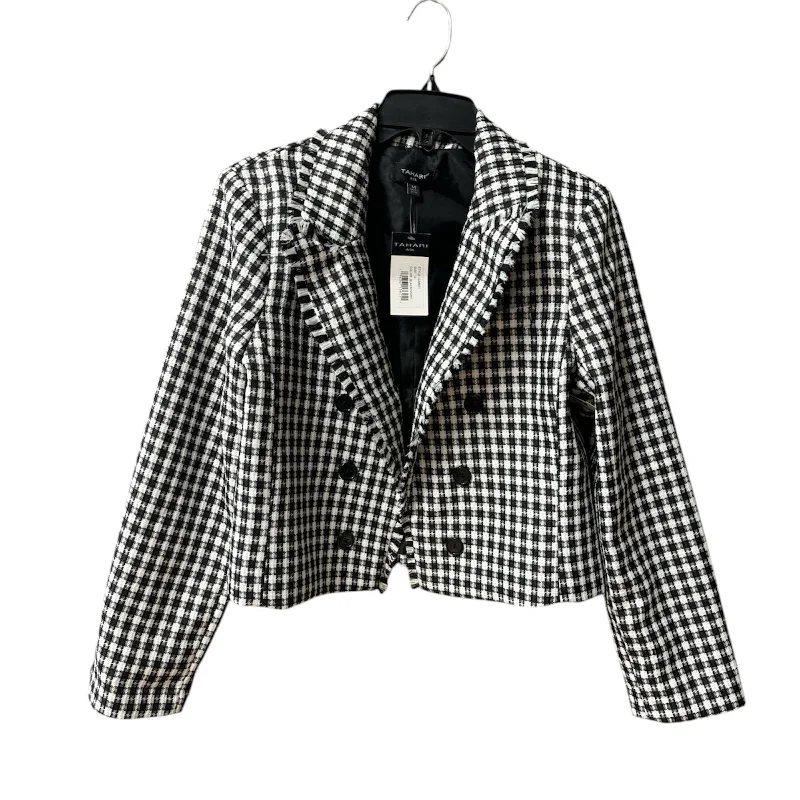 Bonus Savings Blazer By Tahari By Arthur Levine In Black, Size: 14