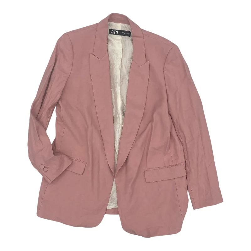 Time-Limited Offer Blazer By Zara In Pink, Size:L