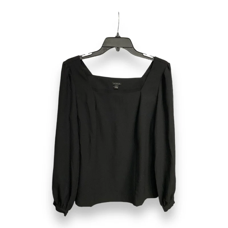 Get It Before It’s Gone Blouse Long Sleeve By Ann Taylor In Black, Size: S