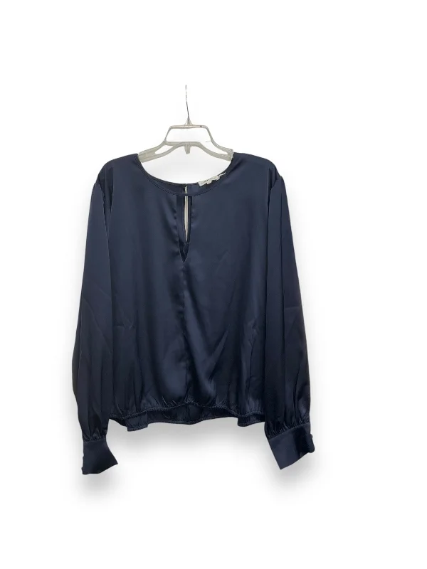 Limited Quantity Blouse Long Sleeve By Good American In Blue, Size: 4x