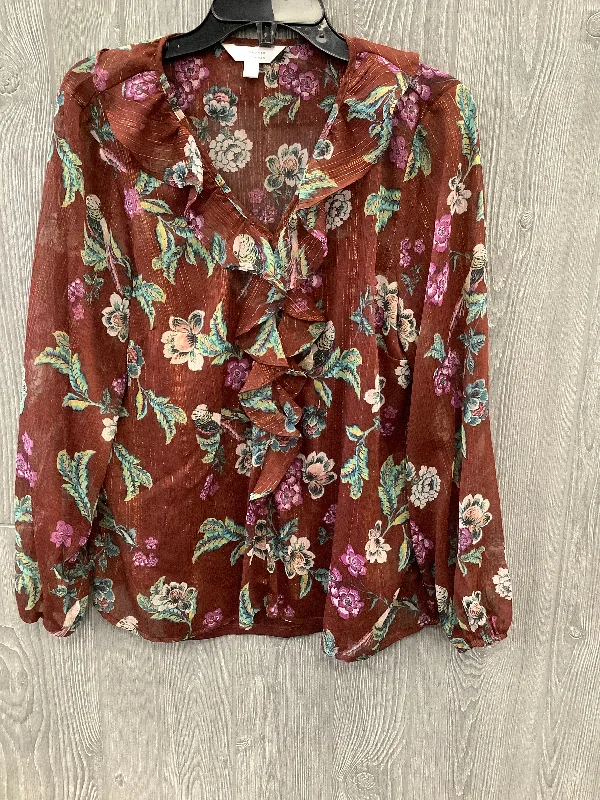 YEAR-End Clearance Blouse Long Sleeve By Lc Lauren Conrad  Size: L