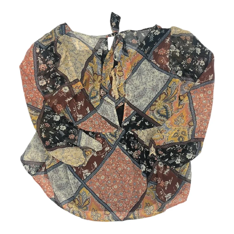 Super Savings Blouse Ls By American Eagle In Multi, Size:M