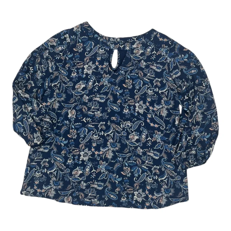 Huge Discounts Blouse Ls By Papermoon In Navy, Size:L