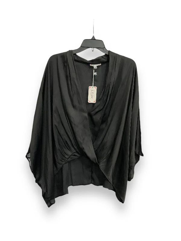 Big Savings Blouse Short Sleeve By L Love In Black & Blue, Size: S
