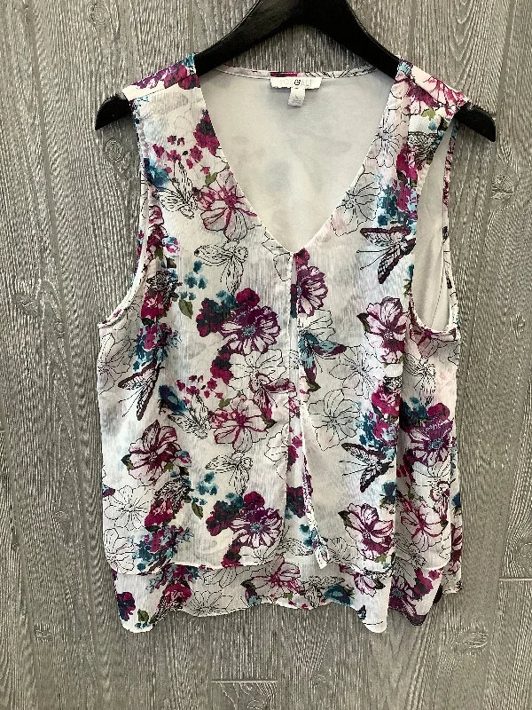 Savings Event Blouse Sleeveless By Roz And Ali  Size: Xl