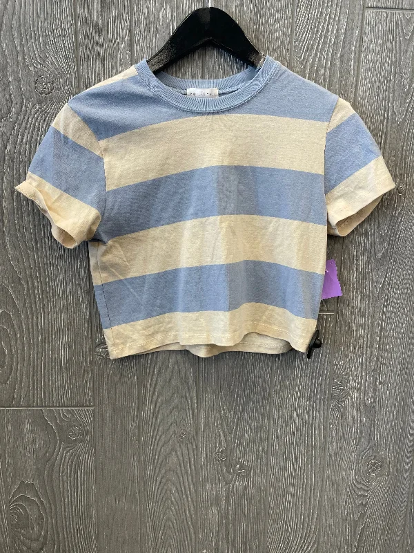 Time-Limited Offer Blue & Tan Top Short Sleeve Full Tilt, Size S
