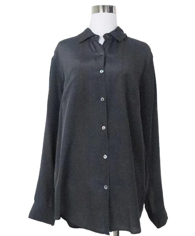 Calypso Black Silk Longsleeve sz 6