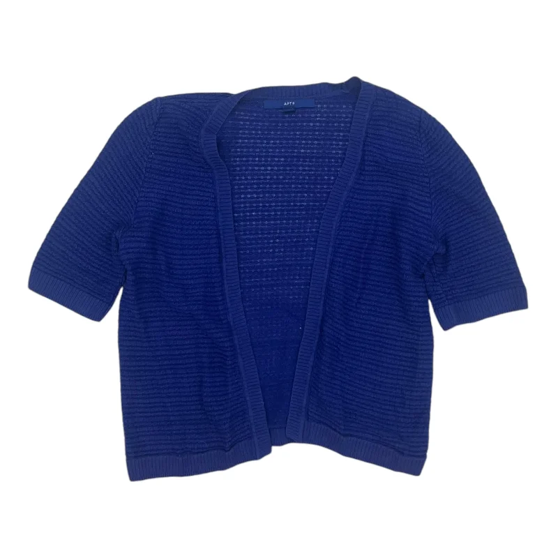 Major Savings Cardigan By Apt 9 In Blue, Size:M