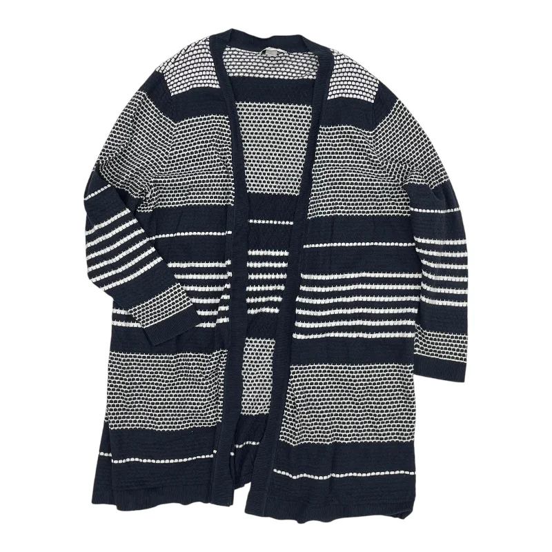 Mega Deal Cardigan By Cj Banks In Navy, Size:2X
