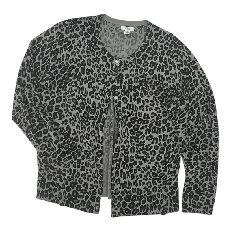 Low Prices Cardigan By Croft And Barrow In Grey, Size:Xl