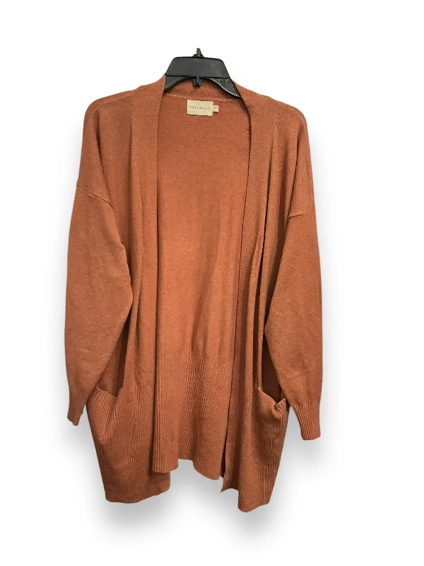 Buy Now Cardigan By Dreamers In Brown, Size: L