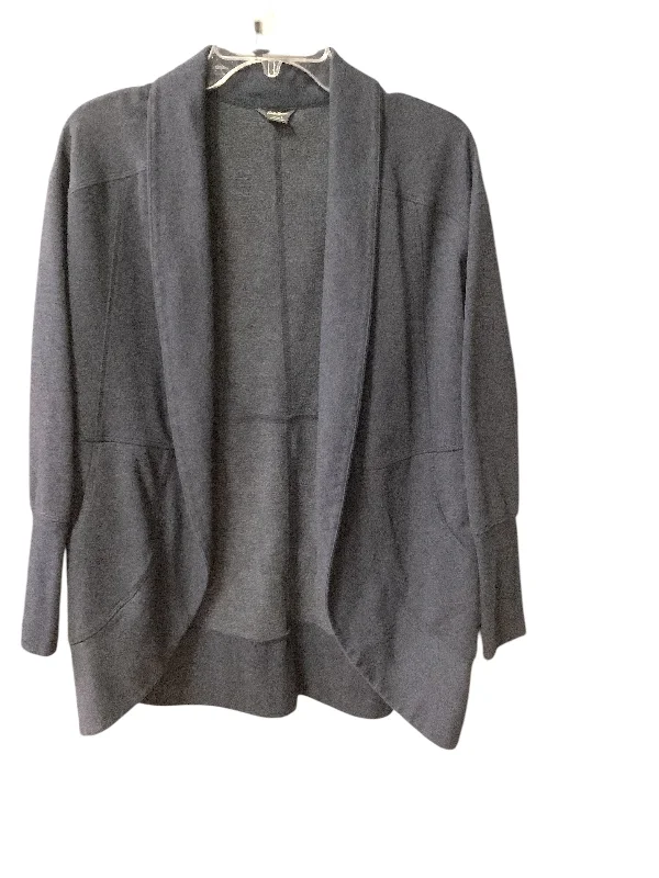 Closeout Cardigan By Eddie Bauer In Blue, Size: S