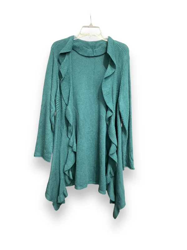 Limited Availability Cardigan By J. Jill In Green, Size: L