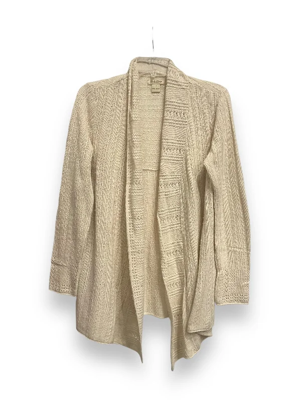 Bargain Blast Cardigan By Lucky Brand In Tan, Size: M