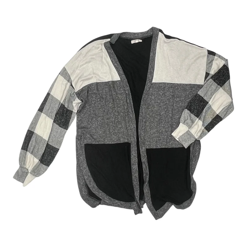 Doorbuster Deal Cardigan By Maurices In Black & White, Size:S