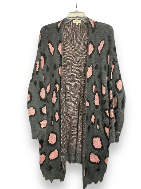 Massive Deals Cardigan By Umgee In Animal Print, Size: M