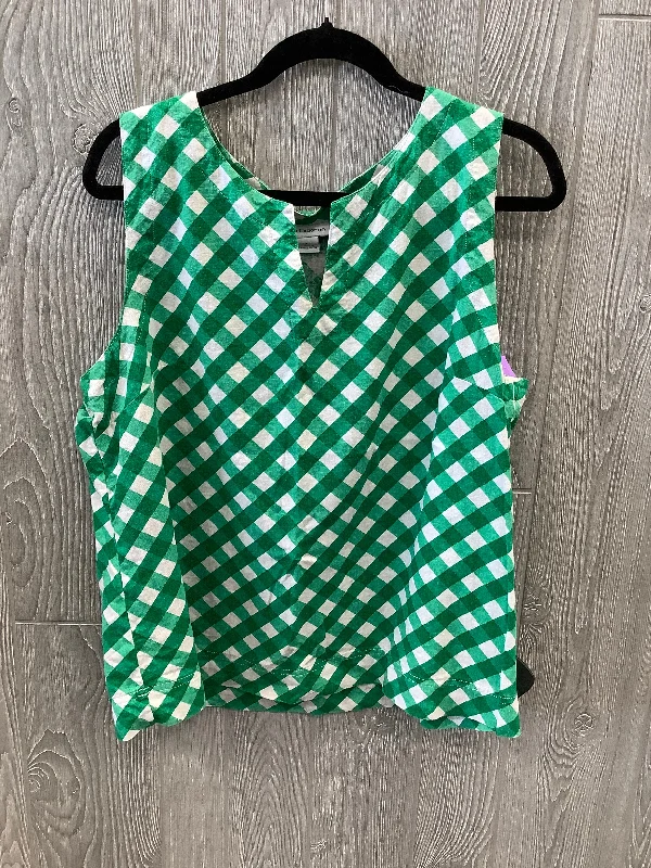 Buy More, Save More Green Top Sleeveless Liz Claiborne, Size L