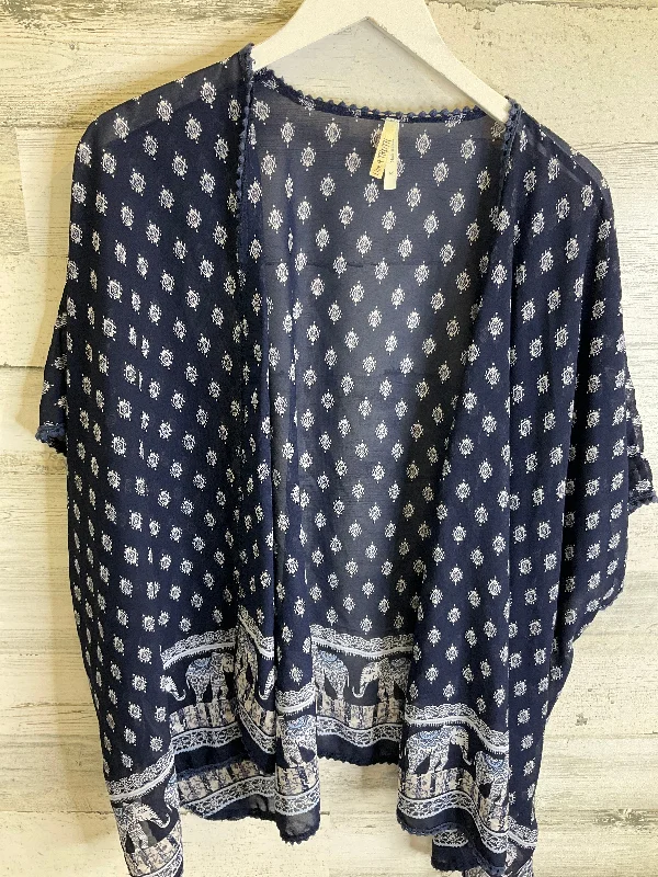 Members Only Kimono By Live 4 Truth In Blue & White, Size: M