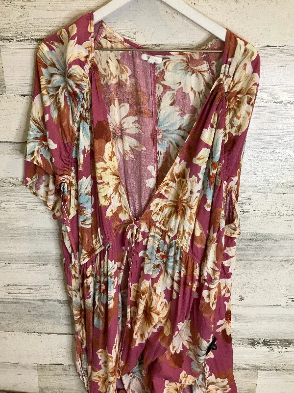 Deep Discounts Kimono By Maurices In Pink, Size: 3x
