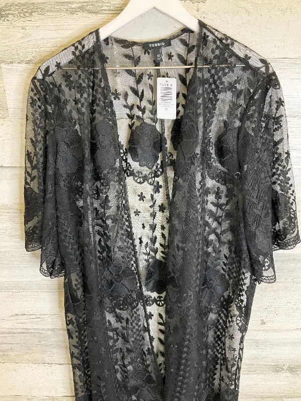 Exclusive Savings Kimono By Torrid In Black, Size: 1x