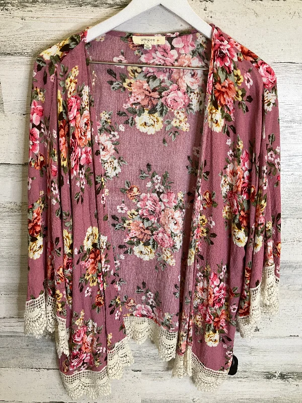 Referral Discount Kimono By Umgee In Floral Print, Size: 16