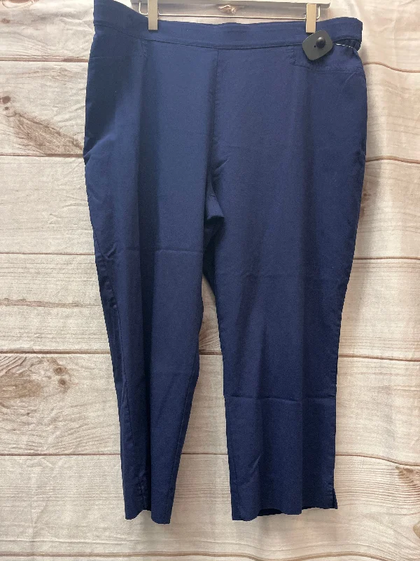 Major Savings Pants Other By Worthington In Navy, Size: 1x