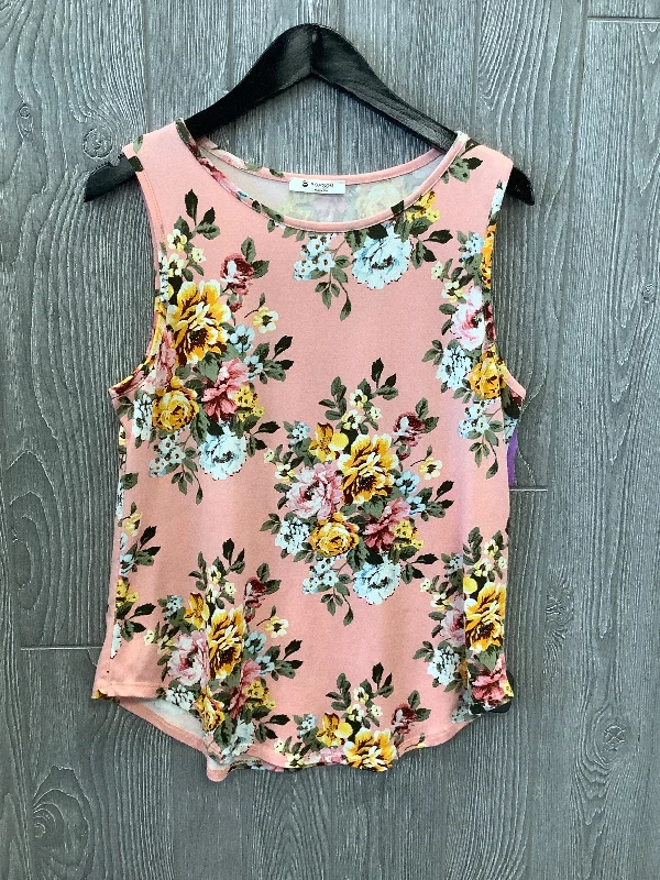Discount Extravaganza Pink Top Sleeveless Bombom, Size M