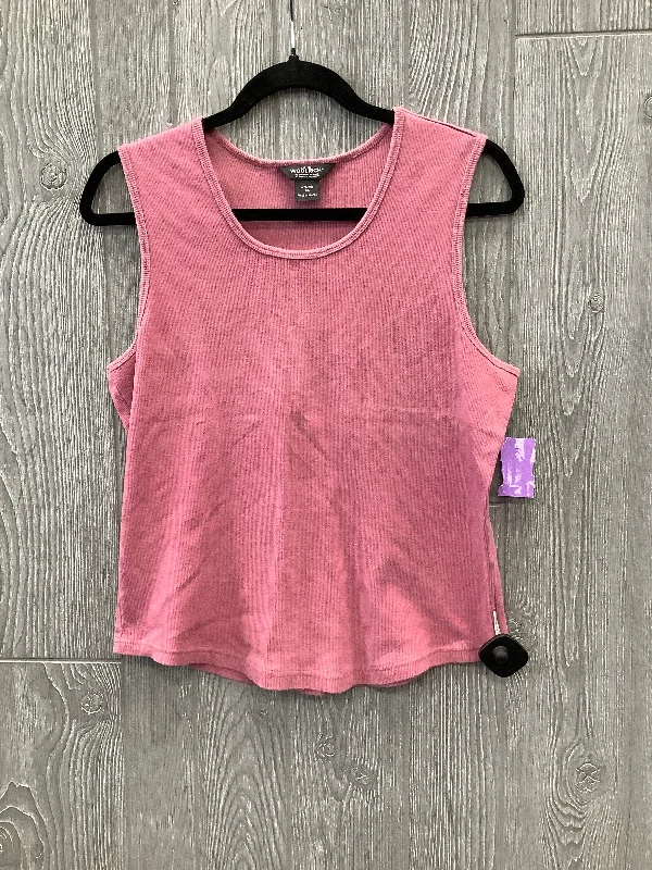 Best Bargains Pink Top Sleeveless Woolrich, Size Xl