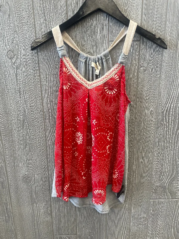 Red Top Sleeveless Rewind, Size S