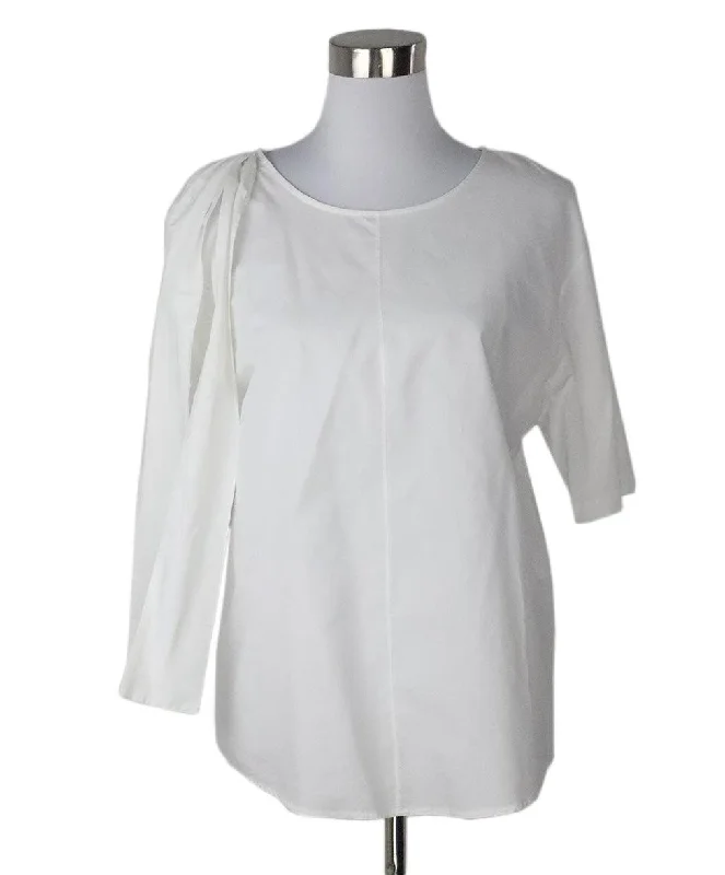 Sandro White Cotton Top sz 4