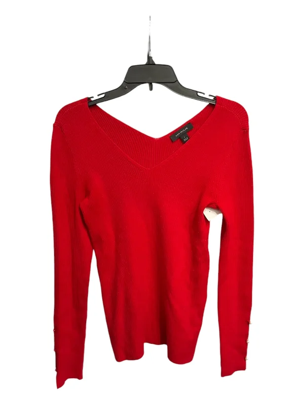 Final Clearance Sweater By Ann Taylor In Red, Size: S