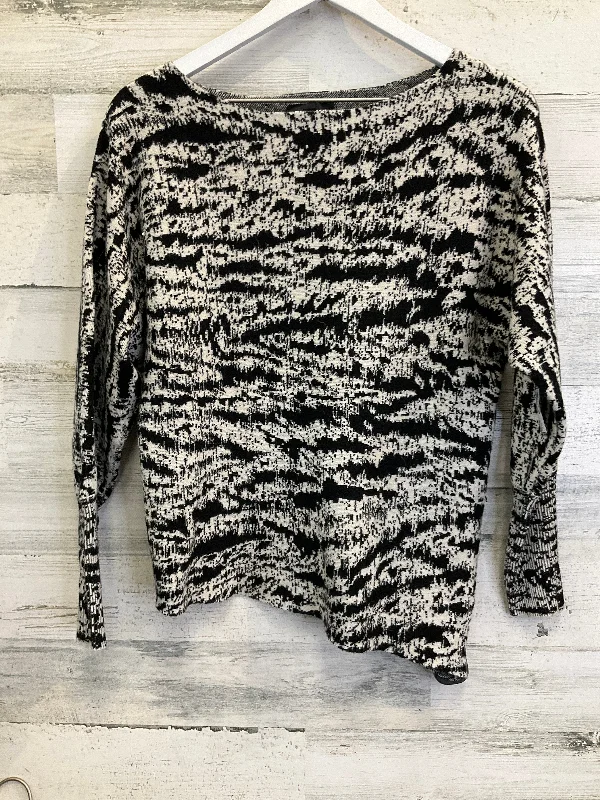 Sale Event Sweater By Express In Black & Cream, Size: Xs