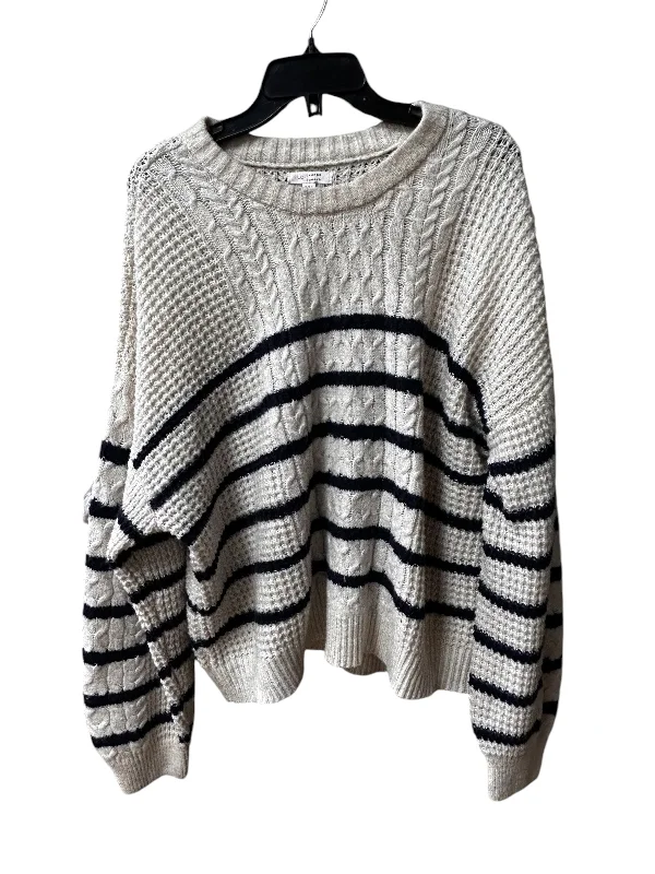 Savings Spectacular Sweater By Lc Lauren Conrad In Striped Pattern, Size: Xxl