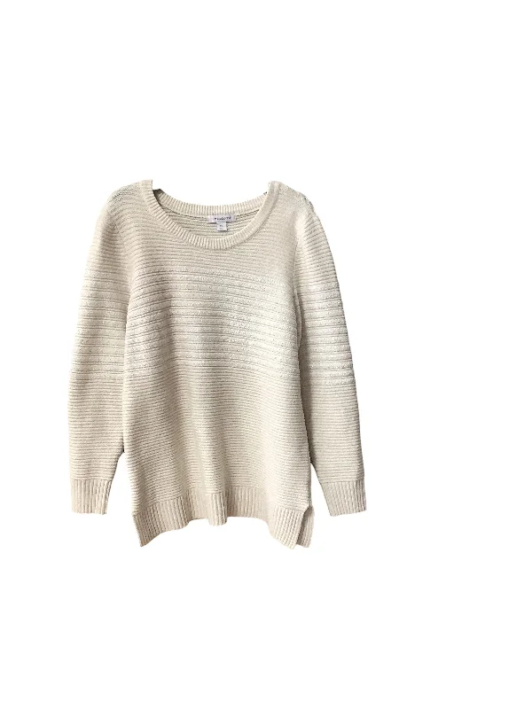 Today’s Special Sweater By Liz Claiborne In Cream, Size: 1x