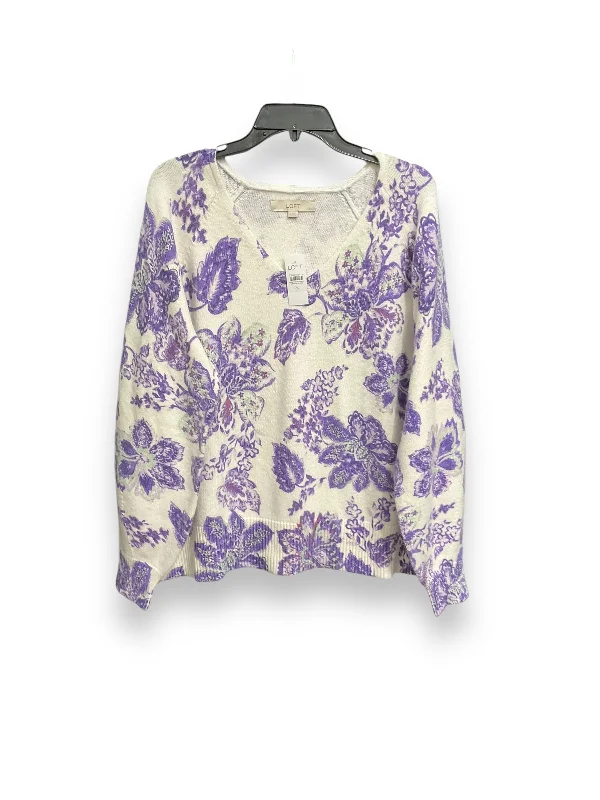 Exclusive Savings Sweater By Loft In Multi-colored, Size: Xl
