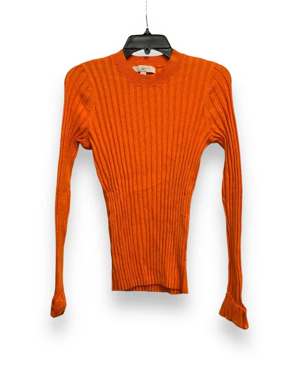 Special Offer Sweater By Loft In Orange, Size: M