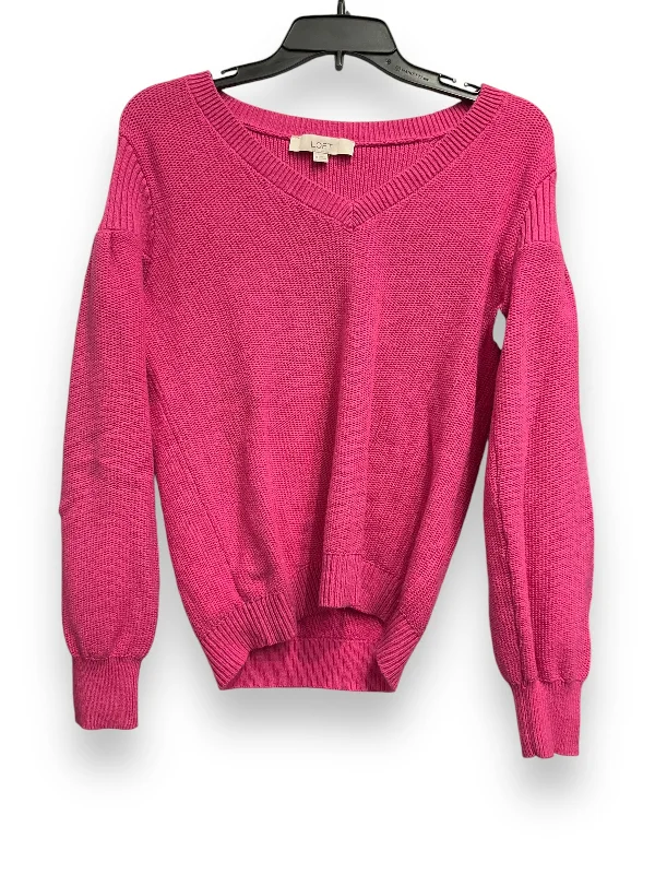 Can't Be Beat Sweater By Loft In Pink, Size: M