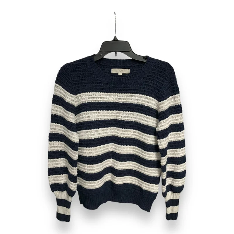 Limited Quantity Sweater By Loft In Striped Pattern, Size: S
