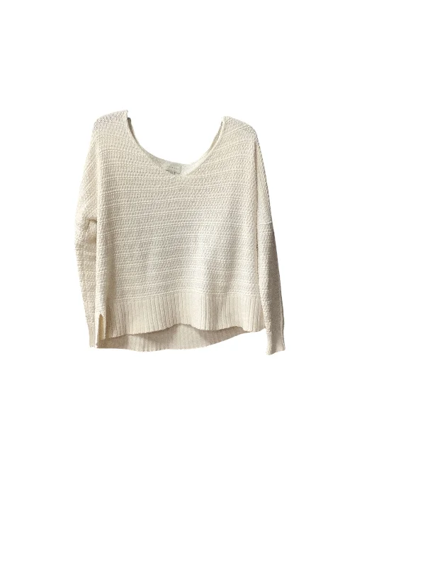 Seasonal Clearance Sweater By Lucky Brand In White, Size: M