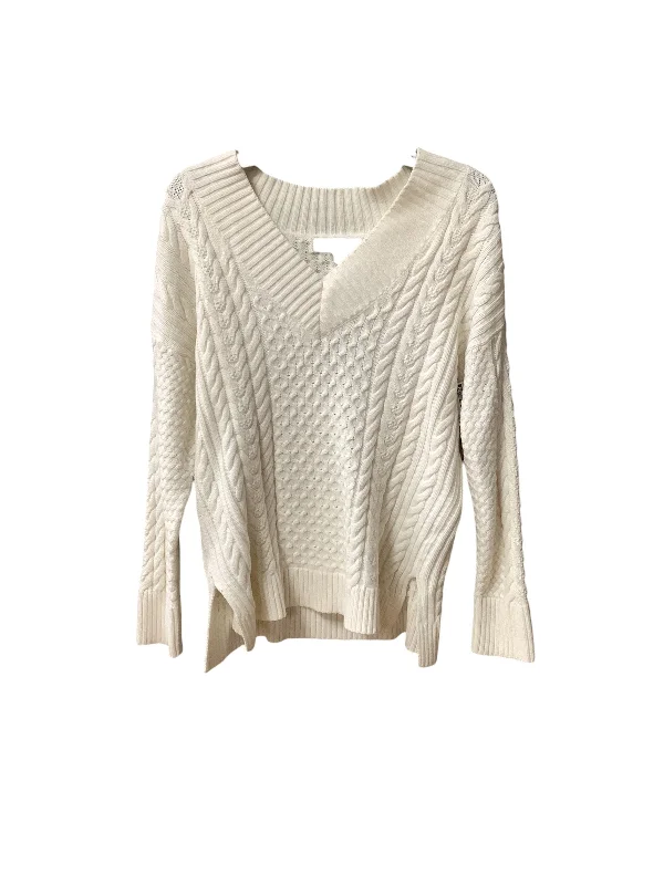Act Fast Sweater By Marled In Cream, Size: L