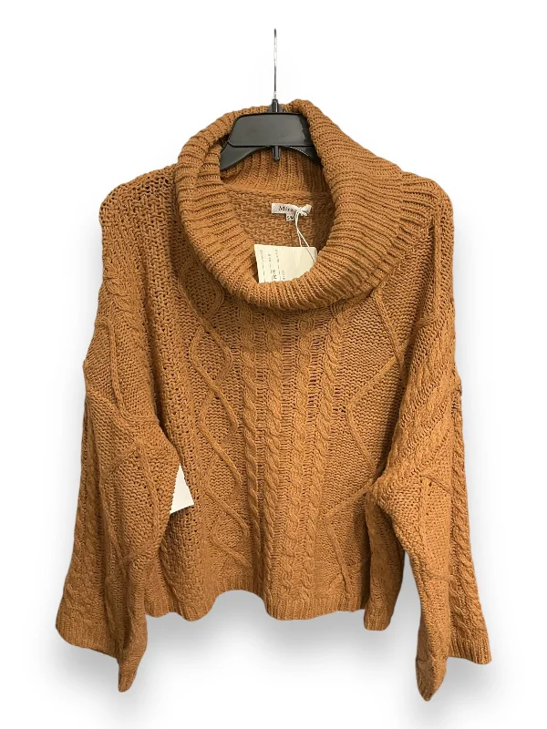 Seasonal Sale Sweater By Miracle In Brown, Size: S